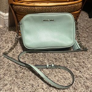 Michael Kors Light Green Crossbody Bag
